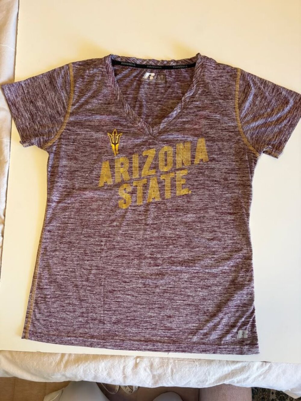 ASU Women's Russell Brand V Teck Tee